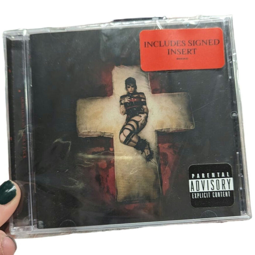 Demi Lovato Holy FVCK Album CD Unopened NWT Collectible Signed Insert Edition